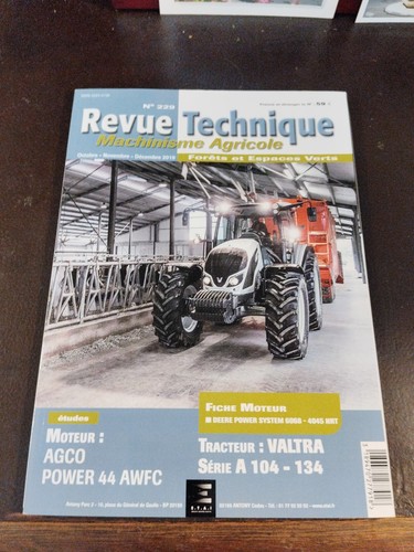 Revue technique machinisme - revue,