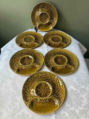 Gien assiettes artichauts - 6, à