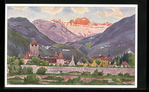 Carte postale artiste - carte, d'artiste