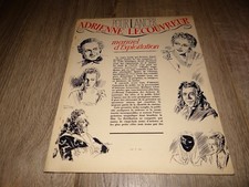 ADRIENNE LECOUVREUR Marcel L'Herbier  Pierre Fresnay dossier presse cinema 1938