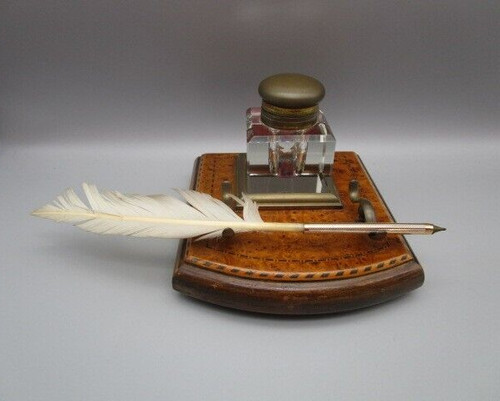 Encrier ancien loupe - en,