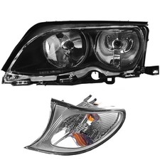 Projecteur Halogène Gauche Pour BMW 3 E46 02.98-04.05 Avec Moteur Clignotant