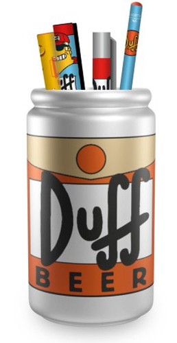 Porte stylo simpsons duff - porte-stylo, beer
