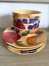 Set 4 assiettes et bols Home