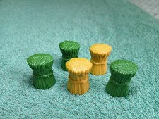 Ferme PLAYMOBIL - Lot N°3 : cinq bottes de paille et foin + litière OFFERTE !