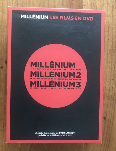 Dvd coffret millénium - dvd, la