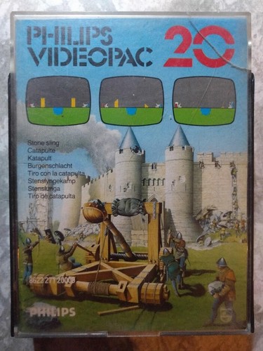 Videopac catapulte stone - catapulte,