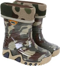 BOTTES DE NEIGE WELLIES ENFANTS CHAUSSETTES INTÉRIEURES AMOVIBLES Moro