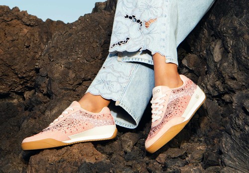 Sneakers femme liu nude - jo,