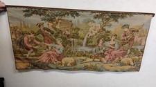 Tapisserie Ancienne Panneau / Tenture Murale D’ Aubusson