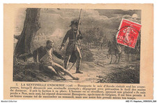 ARZP1-0035-NAPOLEON - LA SENTINELLE ENDORMIE - BONAPARTE LE SOIR D'ARCOLE VISI