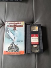 Vhs Massacre à La Tronçonneuse 2 " Vestron vidéo The Texas Chainsaw Massacre 2 "