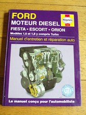 MANUEL AUTOMOBILE HAYNES-FORD DIESEL-FIESTA-ESCORT-ORION-1.6 et 1.8 + TURBO