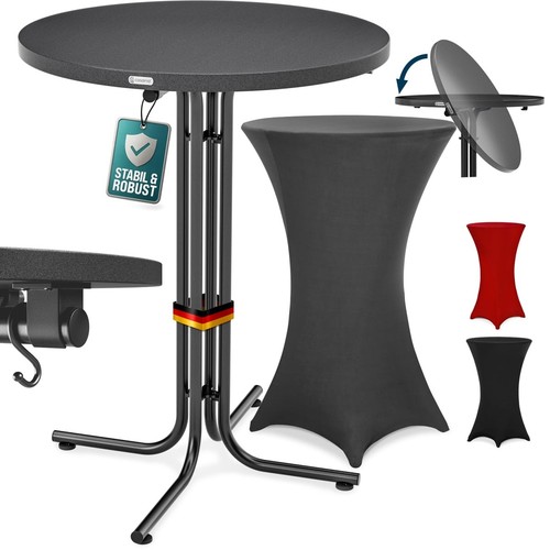 Table haute pliable - , avec