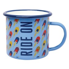 MUG/TASSE émaillé  "RIDE ON"