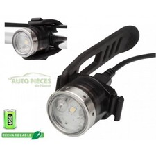 FEU AVANT BLANC VELO VTT LED