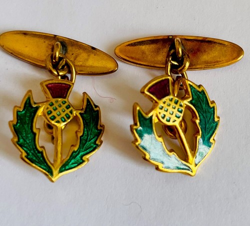 Boutons manchette laiton - boutons,