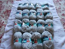 19 Pelotes de Laine PINGOUIN "Vacances" Grises 