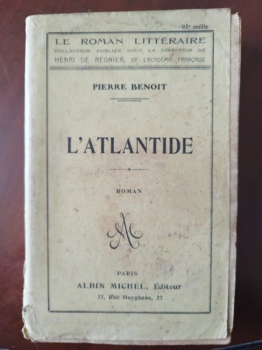 Pierre benoit atlantide - -, l'atlantide