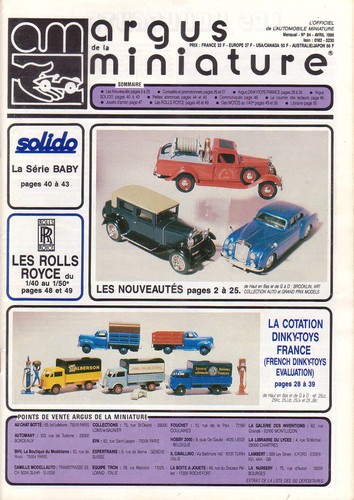 Argus miniature 84 - n°,