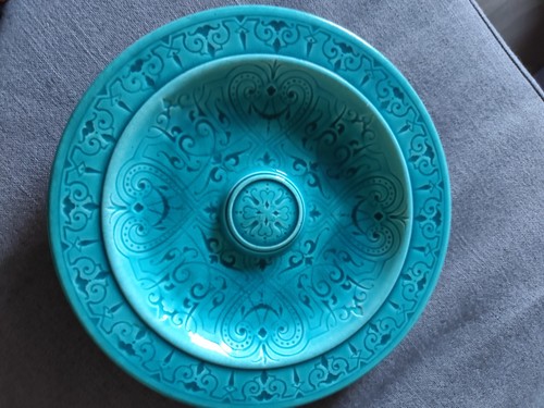 Assiette céramique émaillée