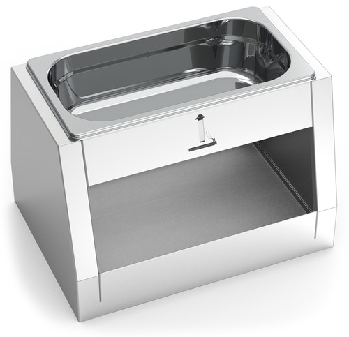 Tête inox avec - , cendrier