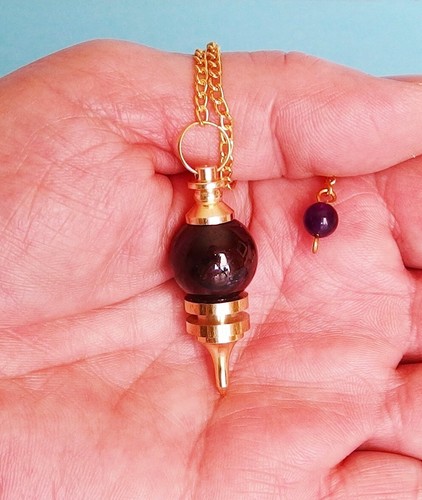 Pendule grenat rouge 2 - *,