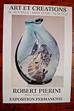 AFFICHE ROBERT PIERINI-ART CRÉATIONS- LYON- 61 CM PAR 42 CM