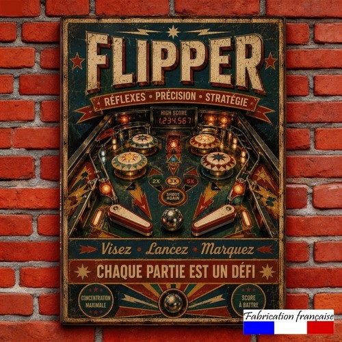 Plaque aluminium vintage - aluminium,