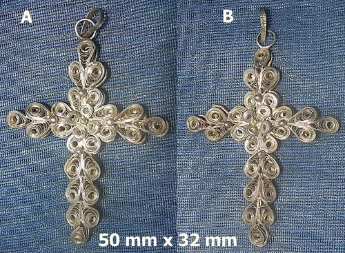Ancienne croix pendentif - croix, en