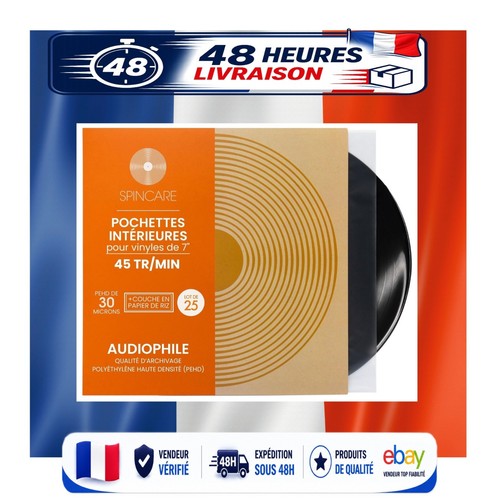 Pochettes vinyle pouces 45 - 7,