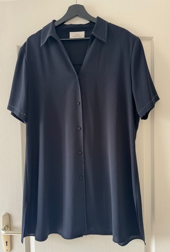 Chemise bleu marine manches - chemise,