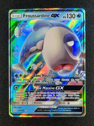 Carte pokémon froussardine - pokémon,