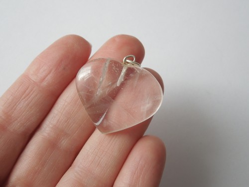 Pendentif cœur cristal - pendentif,
