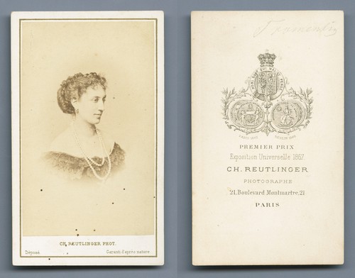 Cdv léontine fromentin - cdv,,