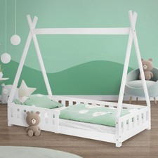 Lit d'enfant tipi blanc avec