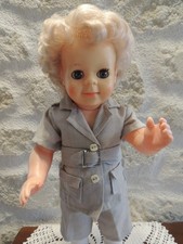 Poupée Poupon Jean-Michel modes et travaux blond - Petitcollin - 40 cm