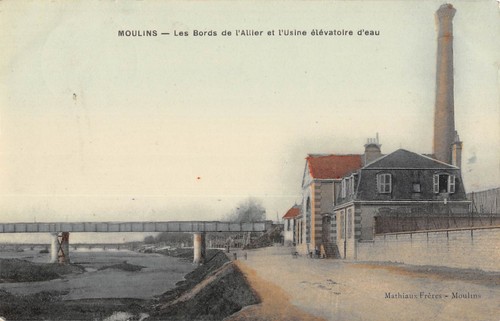 Cpa moulins les - 03, /