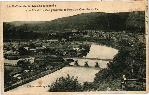 Cpa revin vue générale et - -,