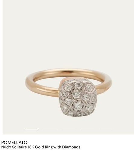 Pomellato nudo solitaire - pomellato, 18k