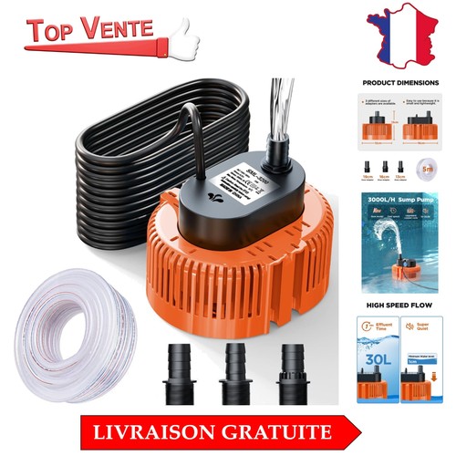 Pompe évacuation eaux claires - Évacuation,