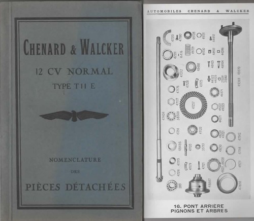Pièces détachées chenard - détachées,