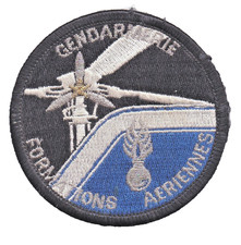 FORMATIONS AERIENNES Gdie  - Ancien Insigne tissus / écusson - Diamètre 78mm