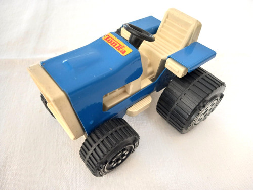 Tonka tracteur bleu tôle - tracteur,