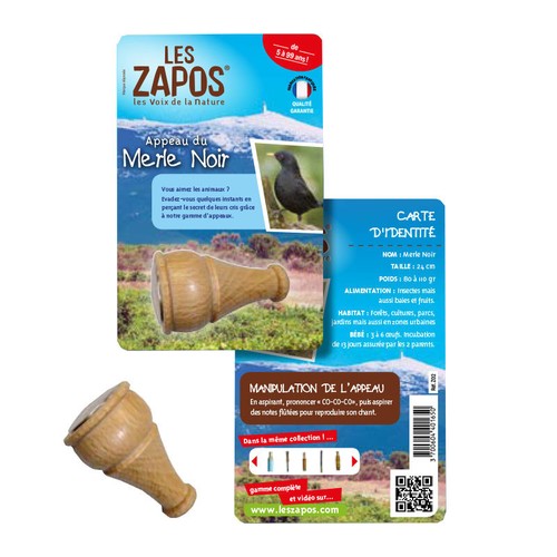 Appeau oiseau merle - oiseau,