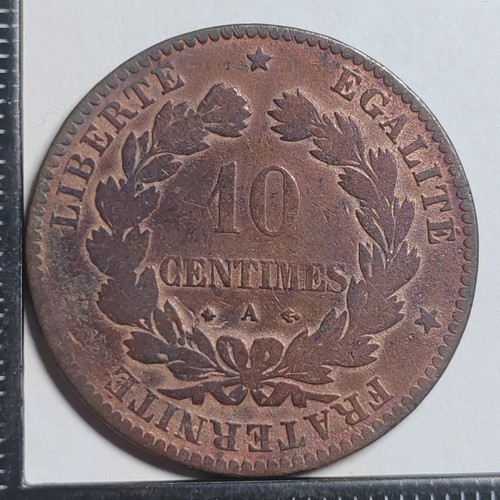 Centimes cérès 1871 a - 10,