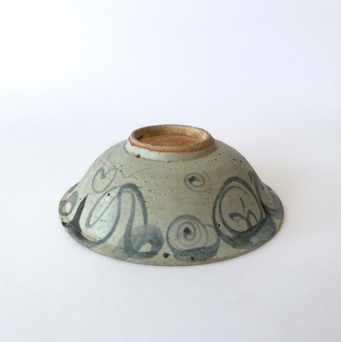 Bol ancien porcelaine bleu - ancien,