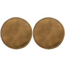 Sous-verre antidérapant en daim de voiture, 2 pièces/ensemble, décoration