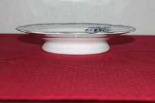 PRESENTOIR  A GATEAU  CHANTOUNER FONTANGES SARREGUEMINES BLEU