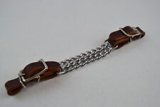 Sangle De Menton Kinnriemen Chaîne De Menton Avec Cuir Latigo